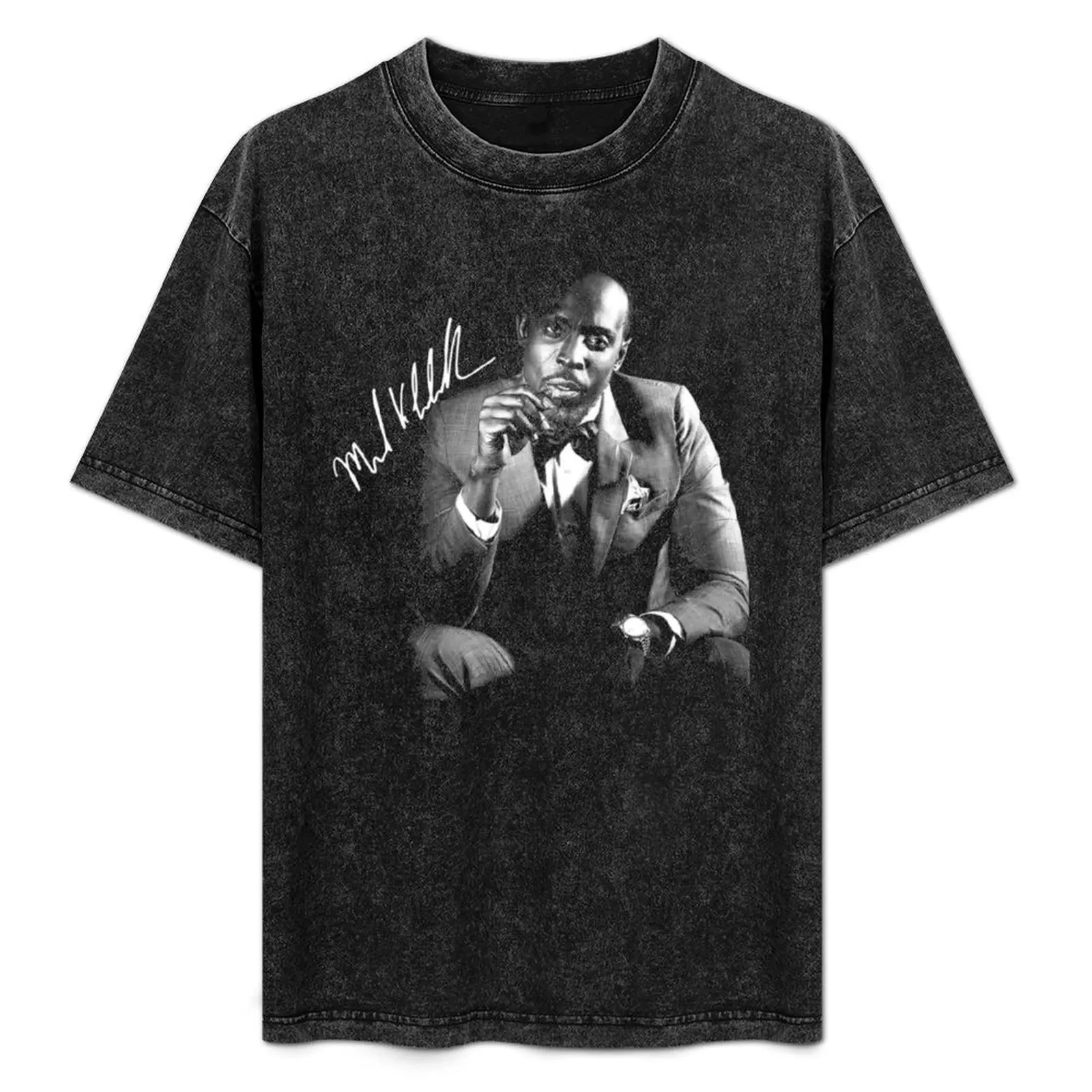 

Michael K Williams Signed Autograph Memories T-Shirt man t shirt summer g man t shirts for men T-Shirt