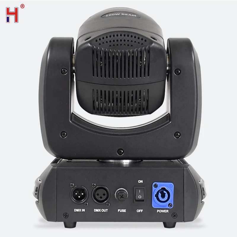 LED Moving Head DMX Lights Lyre Beam 100W DJ 8 Gobos Mini Projector Prism Effect For Disco Bar KTV Wedding Home Party