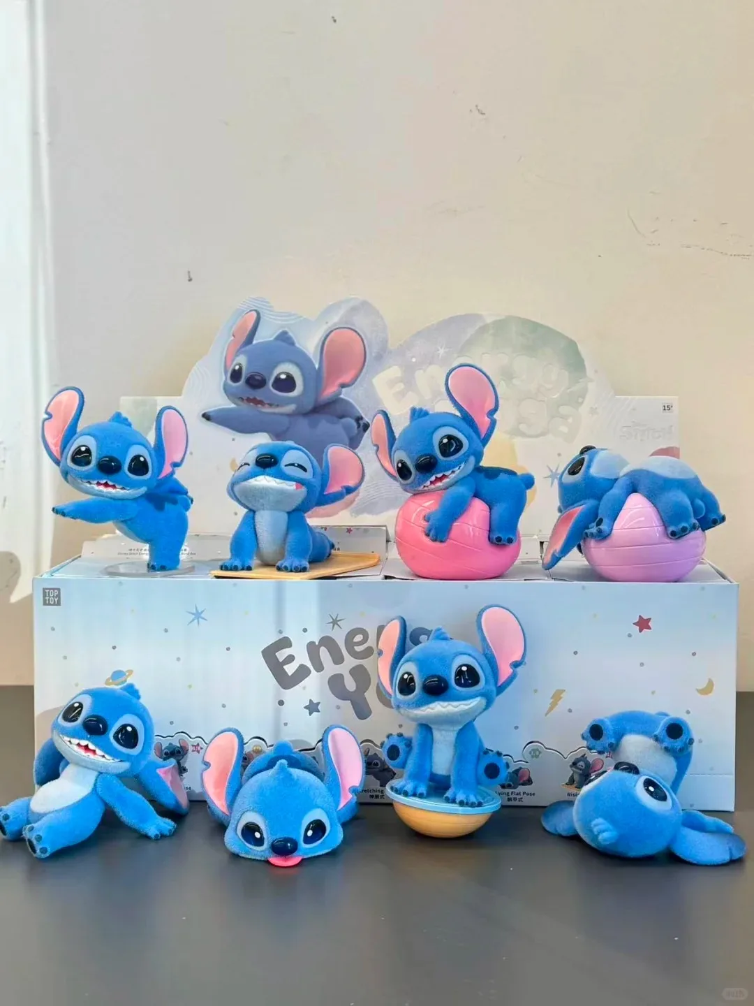 حقيقية ديزني غرزة الطاقة اليوغا سلسلة صندوق أعمى Kawaii صندوق الغموض أنيمي الشكل دمية مفاجأة هدايا عيد الميلاد والمهرجان #6