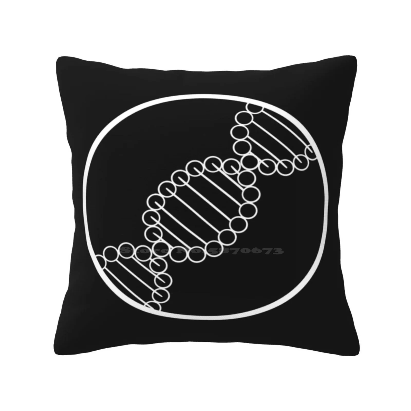 Double Helix Fashion Sofa Throw Pillow Cover Pillowcase Helix Science Clean Simple Monochrome Biology Genetics