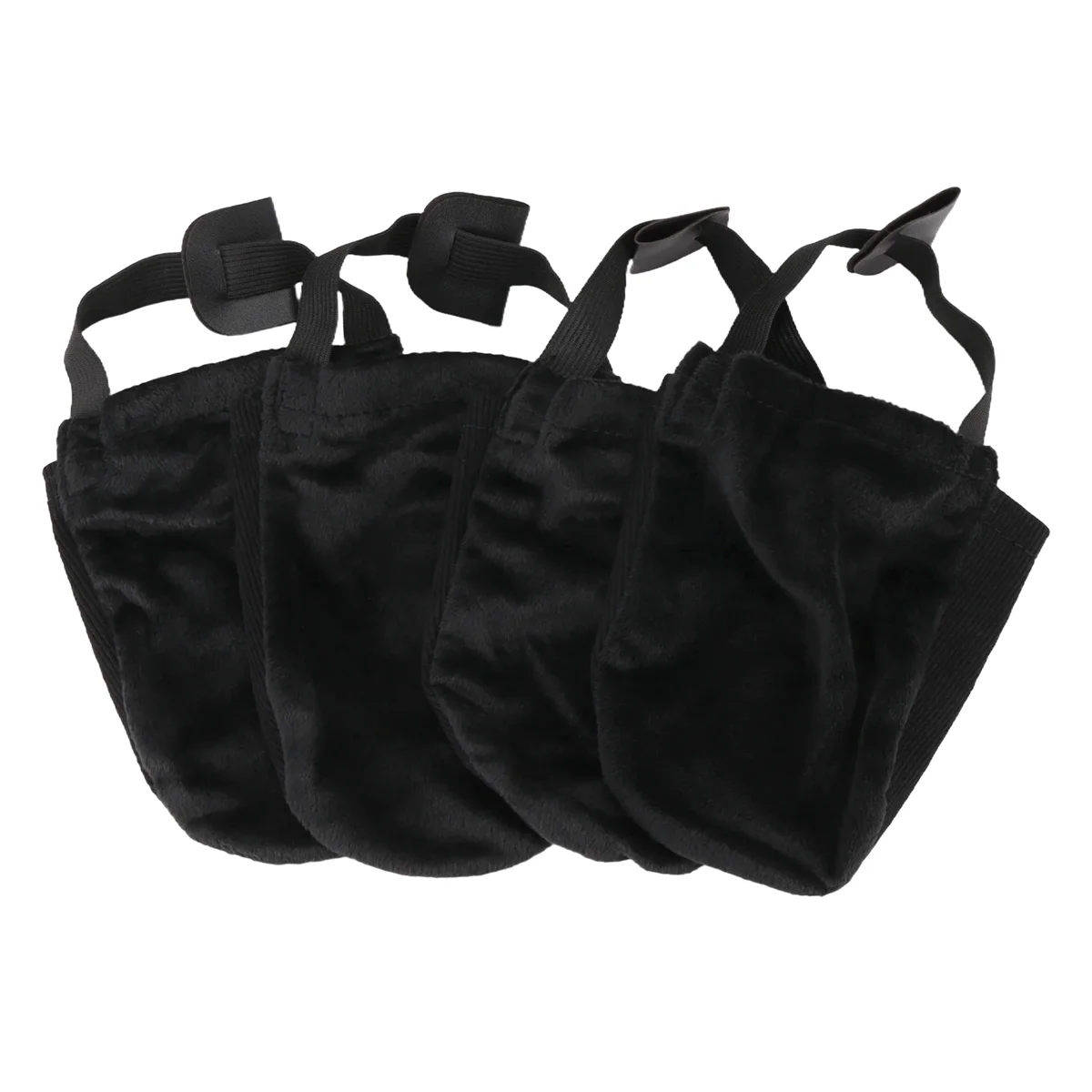 

N10R Bowling Shoe Covers 2 Pairs Black Bowling Shoes Slider Bowling Accessories for Women and Men