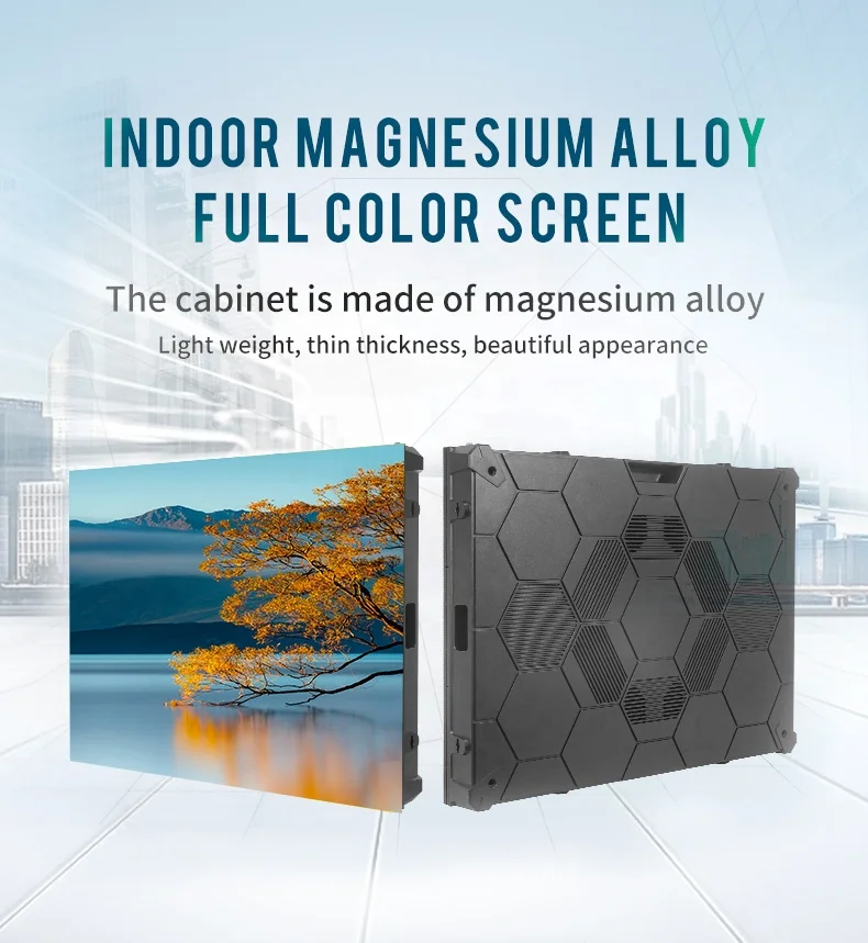 P1.25 Indoor Led Display for Advertising with Die-cast Aluminum Led Display Screen Indoor Led Video Display