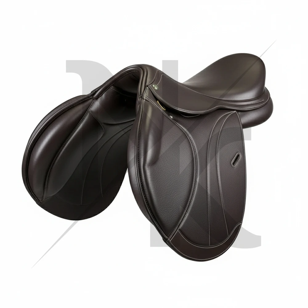 Professional Vault Equestrian Saddle Cowhide Material British Snug Saddle British Racing Products