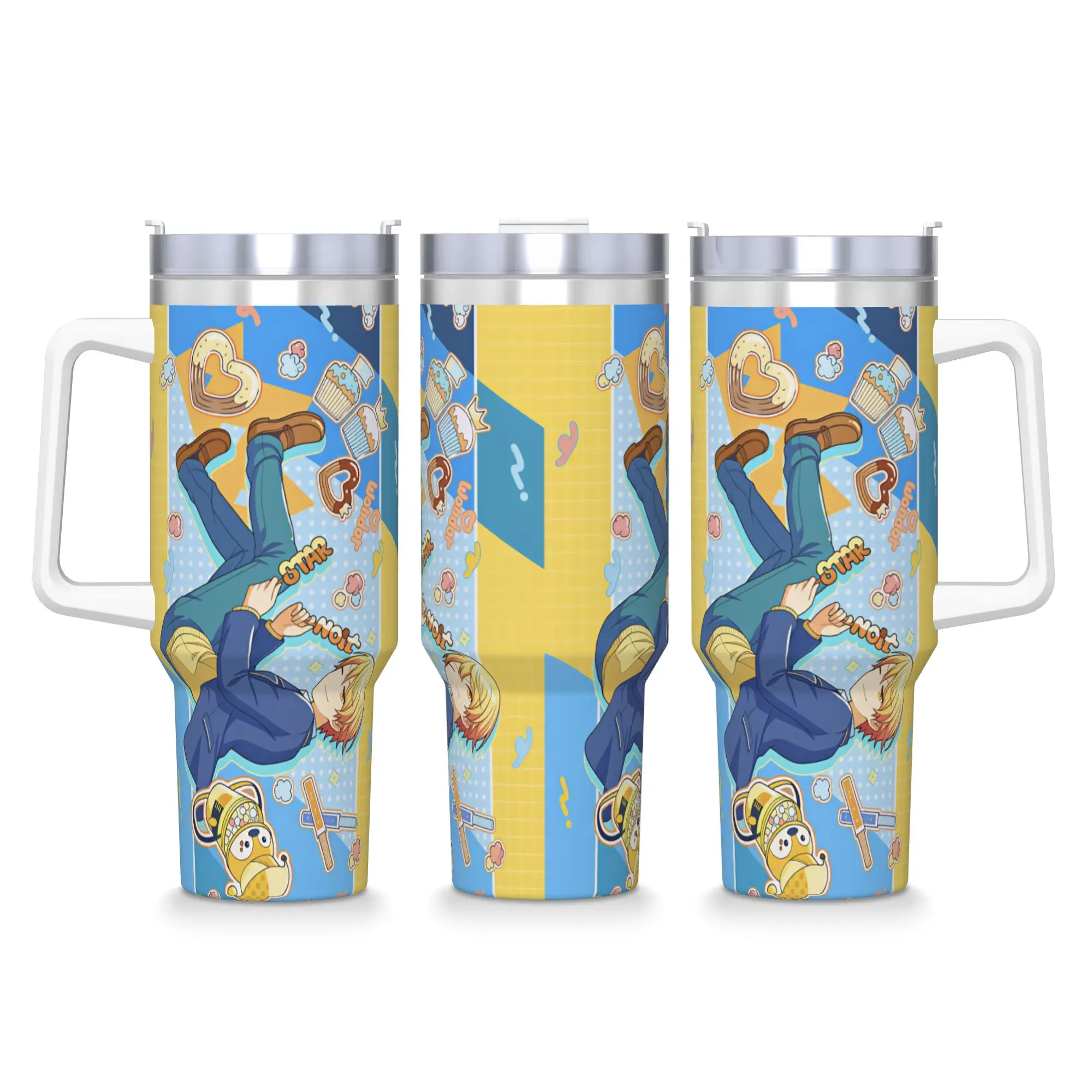 Project Sekai Rui Kamishiro Anime Game Tumbler  Cold Drink Water Bottle Heat Preservation Stainless Steel Thermal Cups Mugs Cup