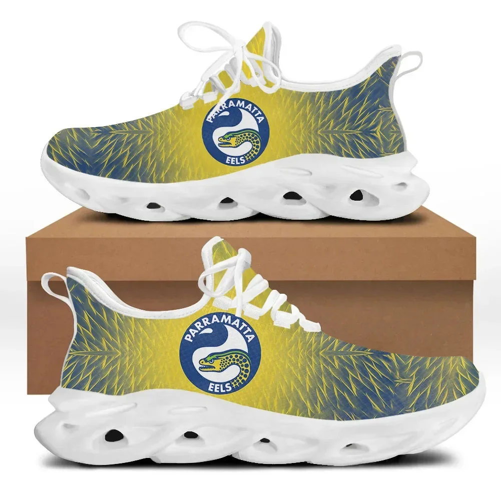 Parramatta Eels Australian Rugby Flats Sneakers Chaussures de sport pour hommes et femmes, chaussures de course de haute qualité, personnalisation de baskets DIY