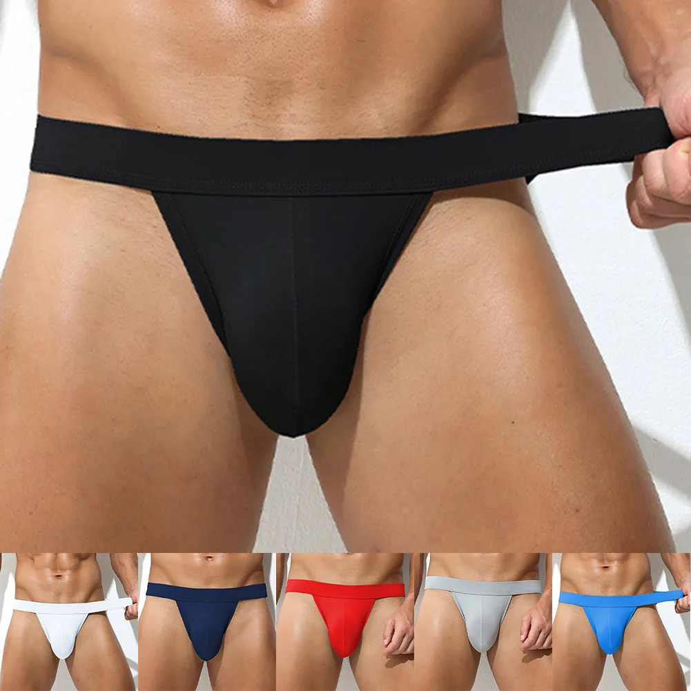 

For Sleepwear Breathable Underwear Solid Color Men's Underwear Briefs 20 Spandex Blend Classic Style Underwear