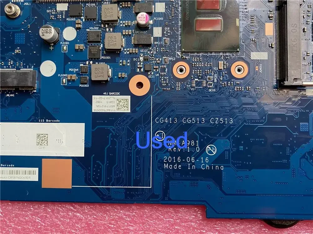 Used For Lenovo Ideapad 310-14IKB Laptop Motherboard I5-7200 CPU Nvidia Card NM-A981 5B20N71200 5B20N72105