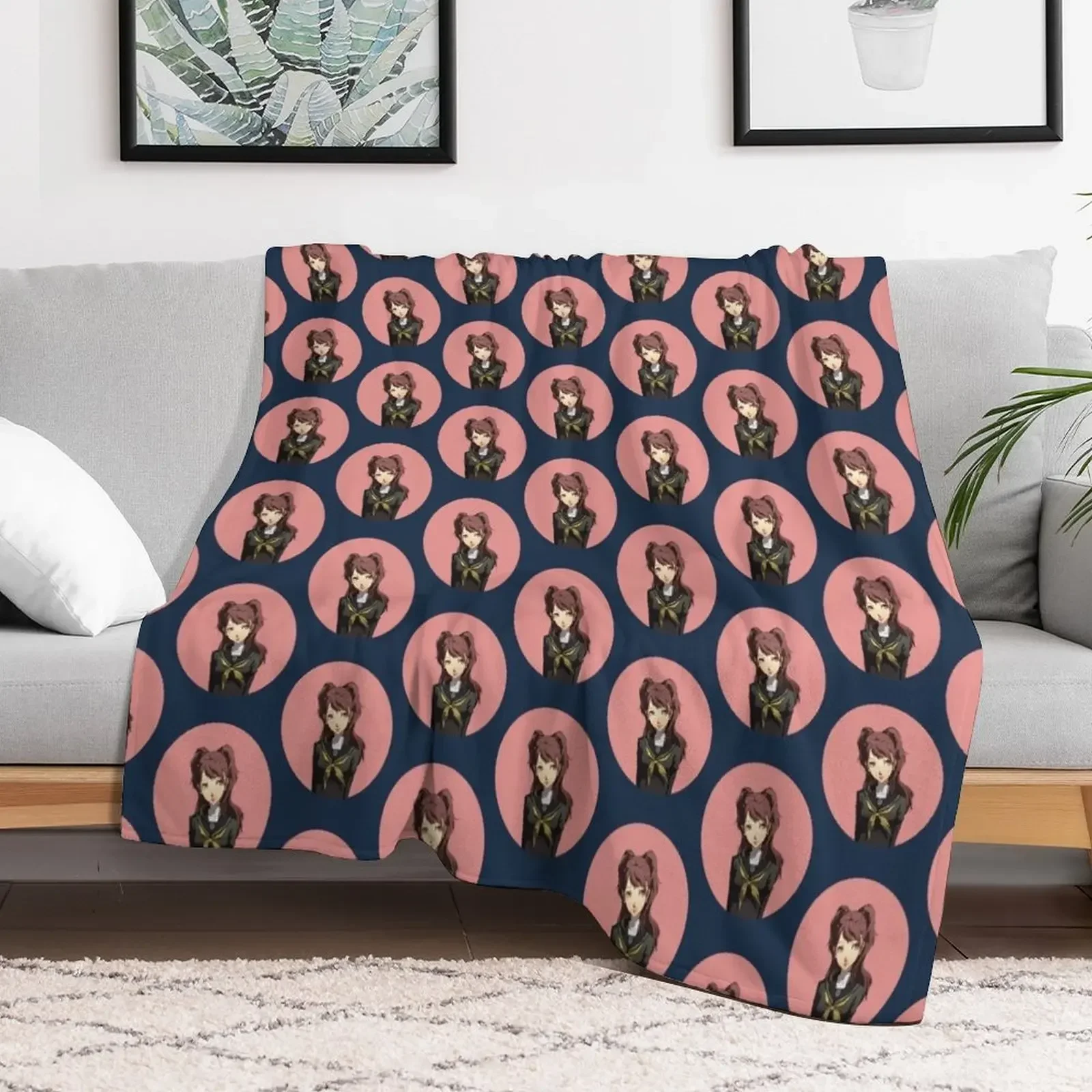 

Rise Kujikawa Portrait Throw Blanket Beach Bed Fashionable Plaid Baby Blankets warm winter Plaid on the sofa Tourist Blankets