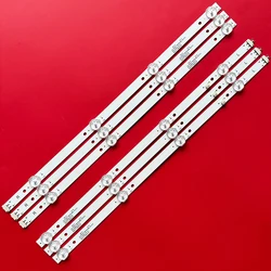 1/5TV LED Backlight Strip for JS-JP43A71081ER.909L K43DLJ12US K43DLJ10US  R72-43D04-018-10 VHIX-43U169MSY VHIX-43F169MSY