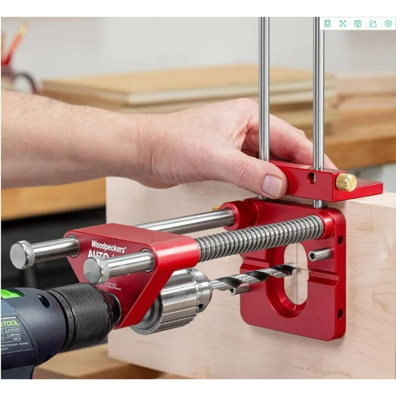 2025 Latest Portable Belt Drill Positioner, Woodworking Positioner