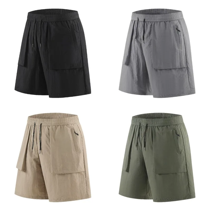 Summer Outdoor Sports Breathable Sweat Absorbing Quick Drying 5-minute Shorts Fashion Trend Neutral Loose Neutral Sports Pants