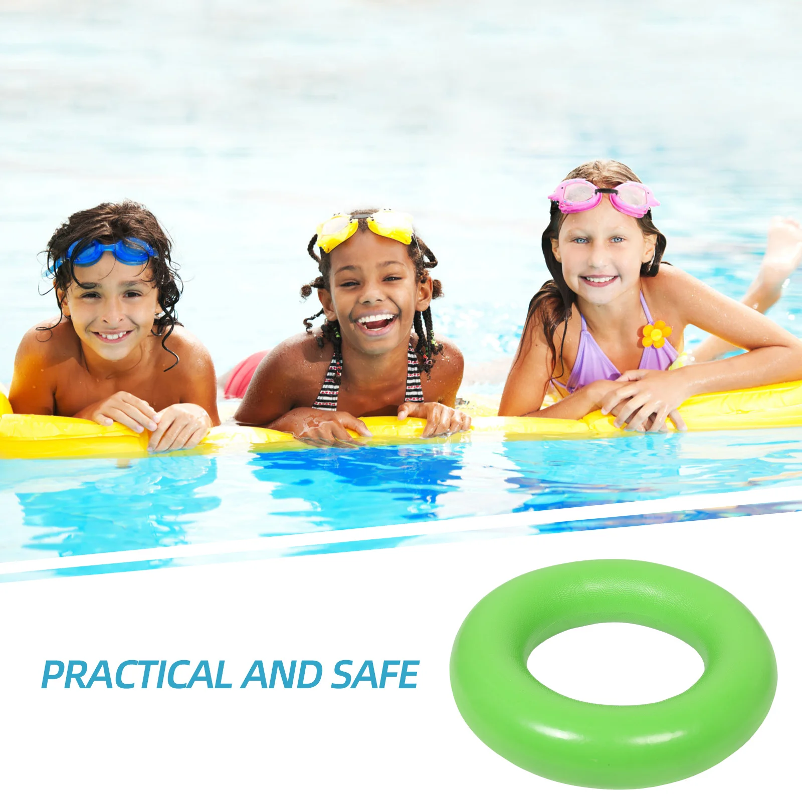 الأسود الكبار نفخ المطاط السباحة الدائري سميكة 80 سنتيمتر السلامة المعونة تعويم لحمام السباحة الشاطئ بحيرة المطاط طوافة بلاستيكية للسباحة