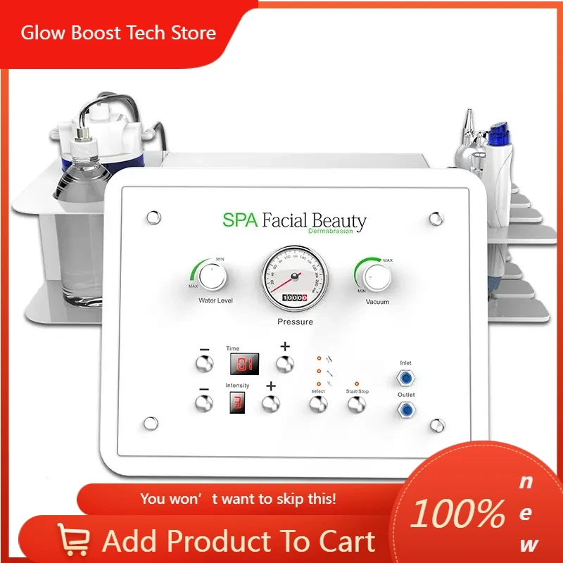 

GBHigh Quality Hydro Diamond Dermabrasion Water Facial Machine Portable Microdermabrasion Oxygen Injector Machine