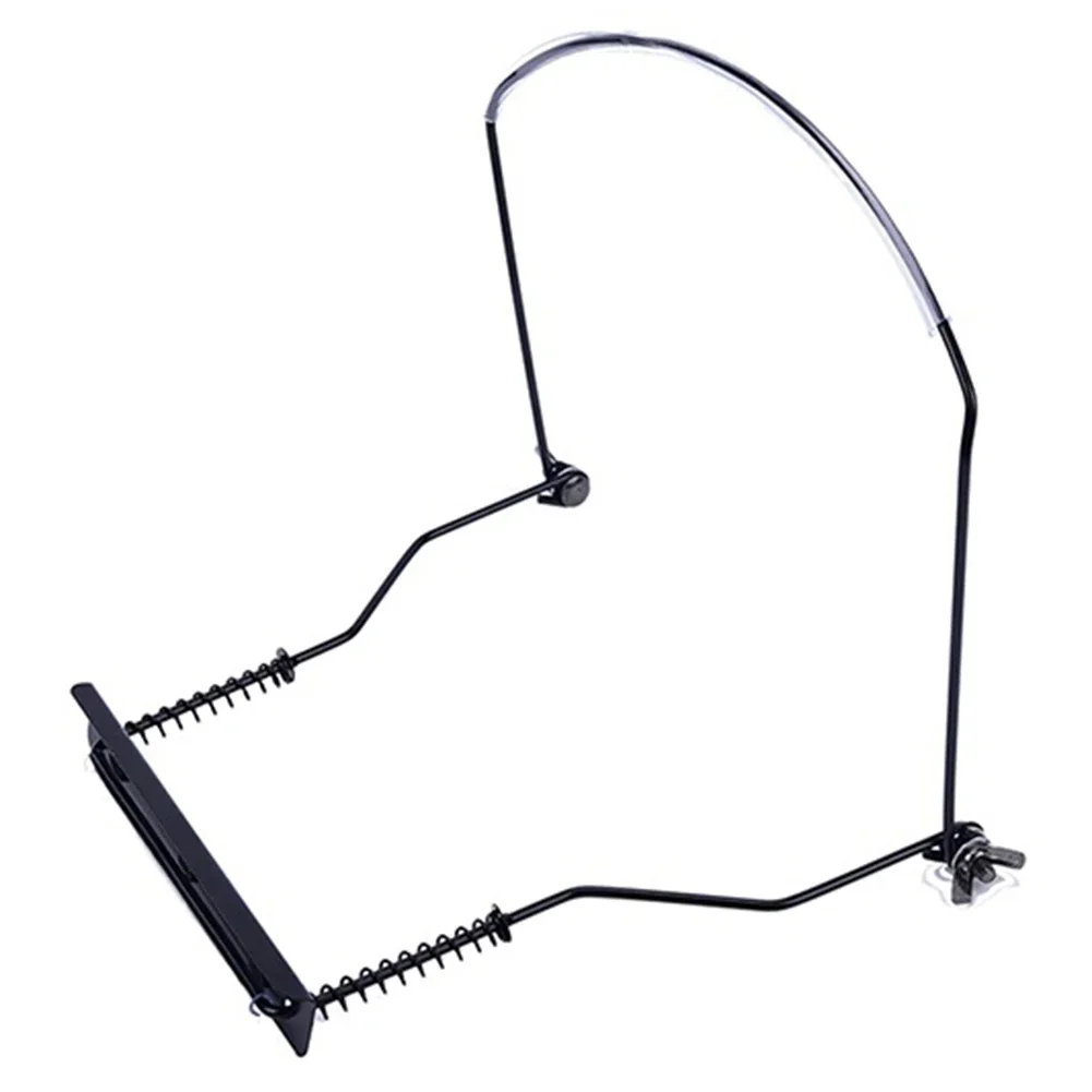 Universal 10 Holes Iron Harmonica Neck Holder  Adjustable Mouth Organ Stand Harmonica Harp Rack