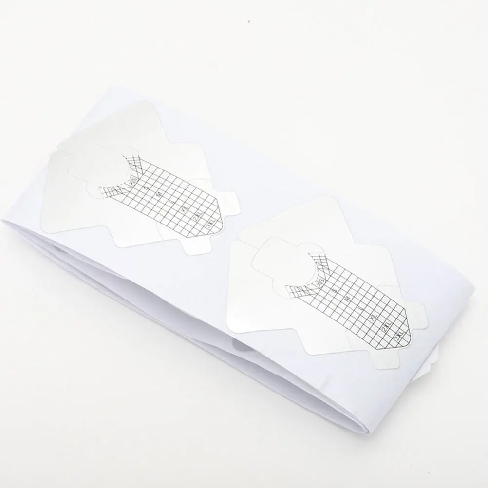 

1 Roll Professional Aluminum Foil Fish-Shaped Nail Forms for Crystal Nails Extension Guide Stickers Salon Manicure Supplies Nail