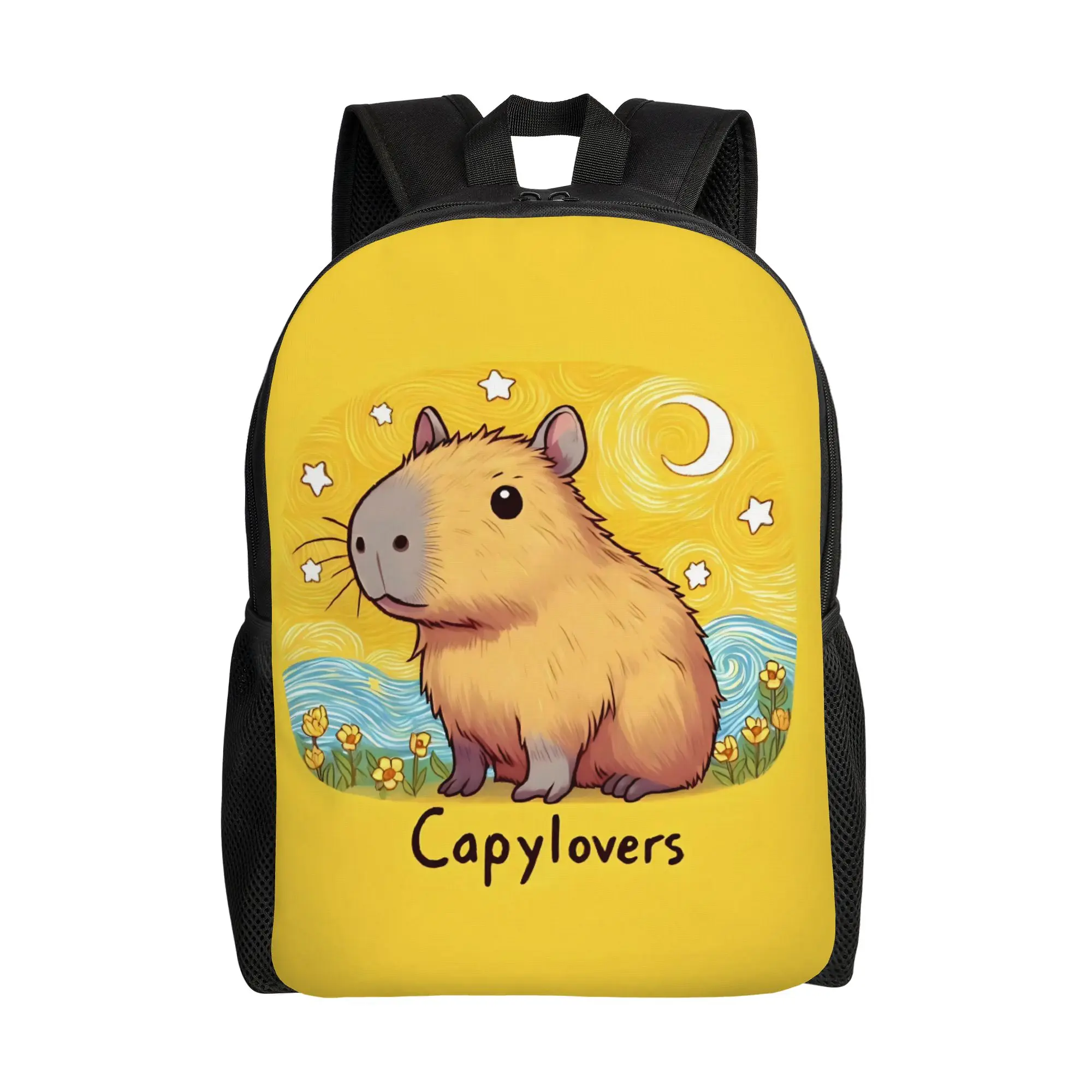 

Kawaii Capybara Fashion Backpack Outdoor Student Work Daypack for Men Women Laptop Shoulder Bag