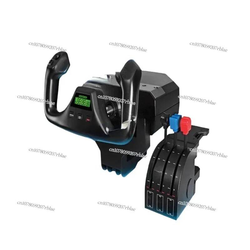 FlightYokeSystem Simulated Flight Cockpit Controller, Accelerator Arc Seat, Civil Aviation, Saiti Sk