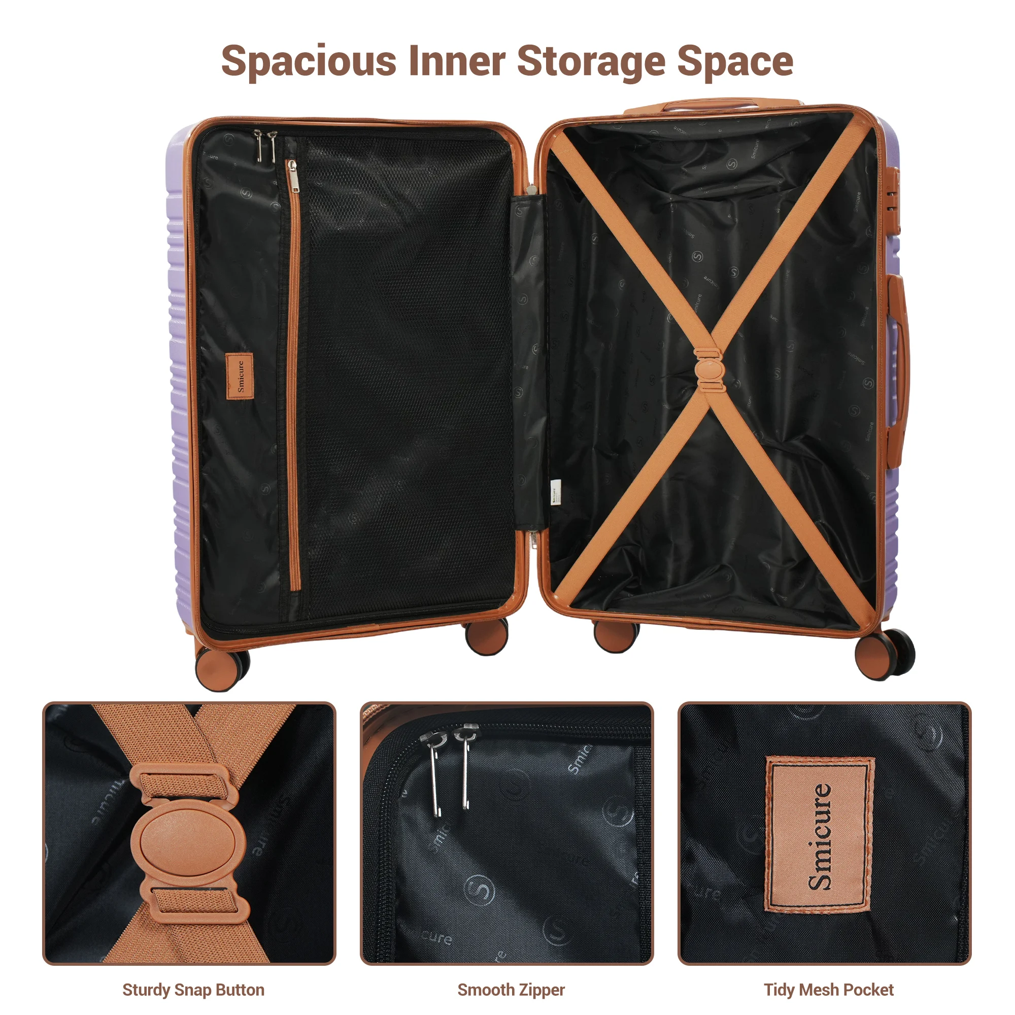 6-Piece Hard Shell Luggage Set 7