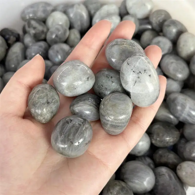

500g Natural Labradorite Tumbled Stone Polishing Rock Quartz Yoga Energy Bead For Chakra Healing Decoration