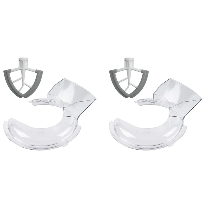

AA21-Mixing Bat And Splash Guard For Kitchenaid Tilt-Head Stand Mixer Mixer Stand Accessories Kitchen Parts