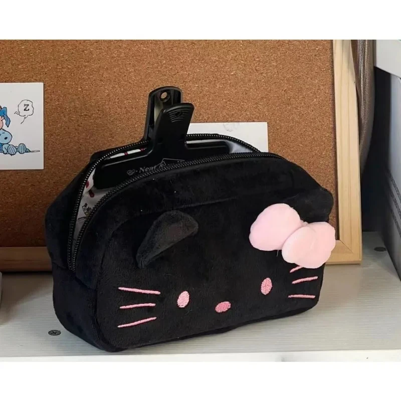 Sanrio Hello Kitty Anime Kawaii Pluche Etui Briefpapier Tas Portemonnee Cosmetische Tas Studenten Schoolbenodigdheden Opbergtas