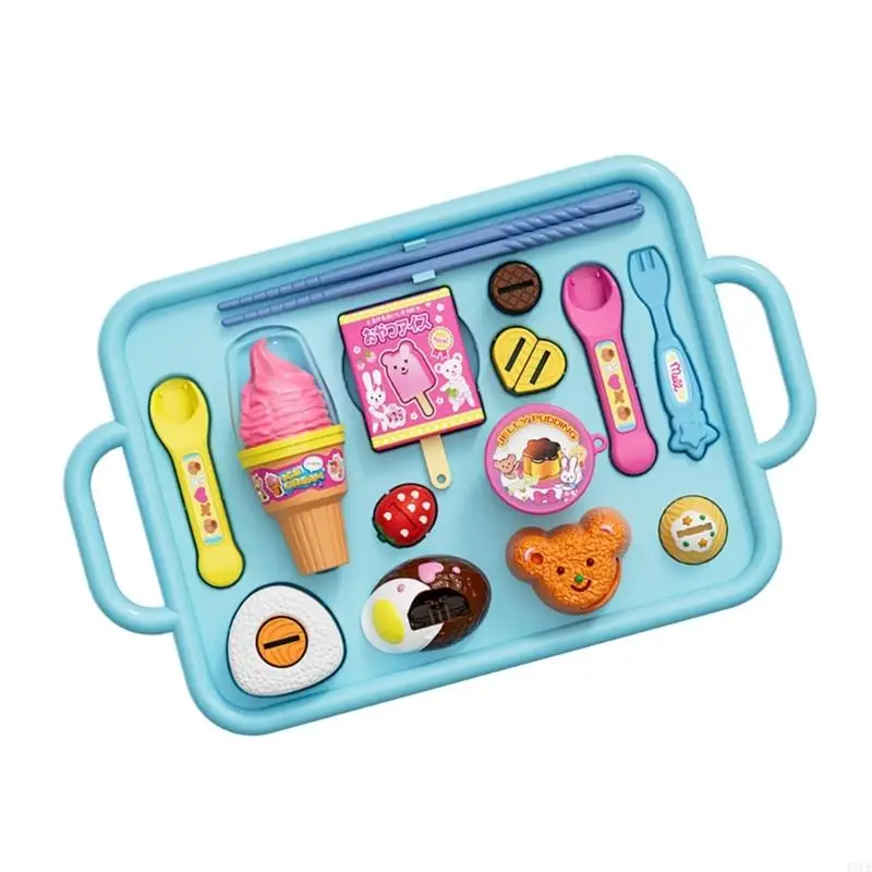 Set giocattoli simulazione cucina per bambini Gioco alimentazione imitazione Facile da riporre e viaggiare