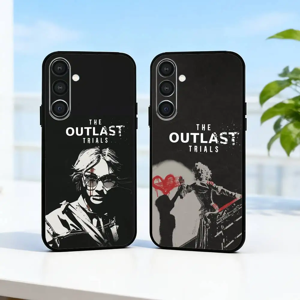 

O-Outlast Trials Game Phone Case For Samsung A73,72,71,53,52,51,22,91,80, Soft Black Cover