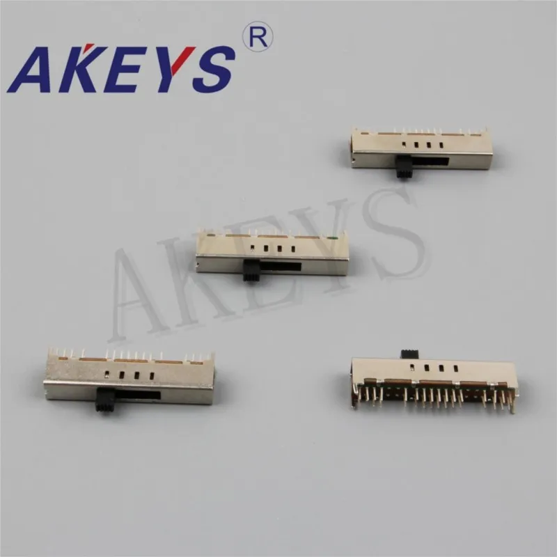 10PCS SS-48D01 4P8T-G4 Four pole eight throw 8 position slide switch 32 pin DIP type with 4 fixed pin handle heights