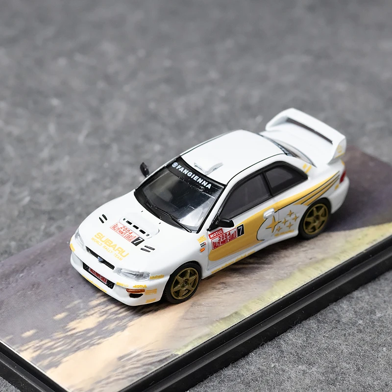 Fine works 1:64 Impreza WRC Rally Alloy Car Diecasts & Toy