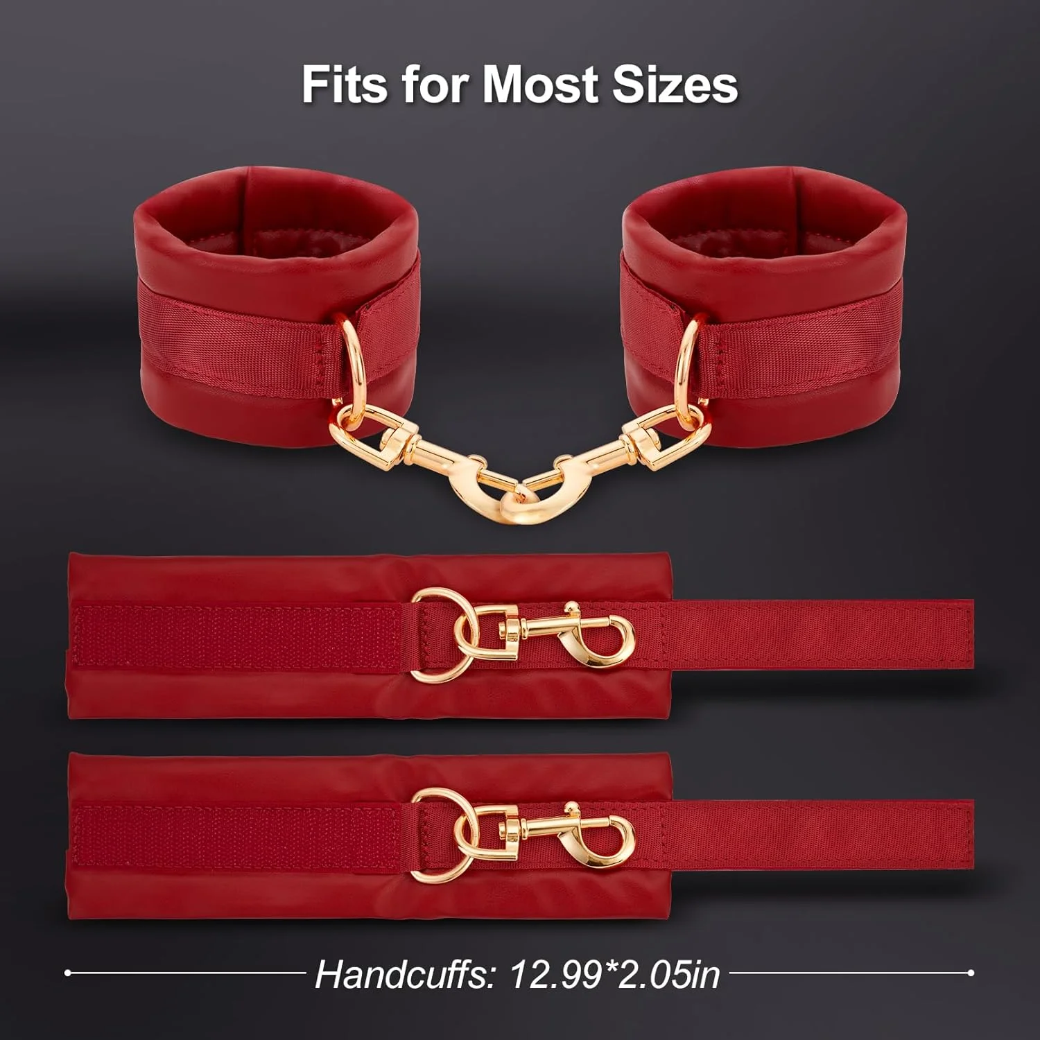 أصفاد جلدية ناعمة قابلة للتعديل للأزواج ، لعبة SM ، أصفاد الكاحل ، مجموعات ألعاب جنسية للضبط ، ألعاب للبالغين #4