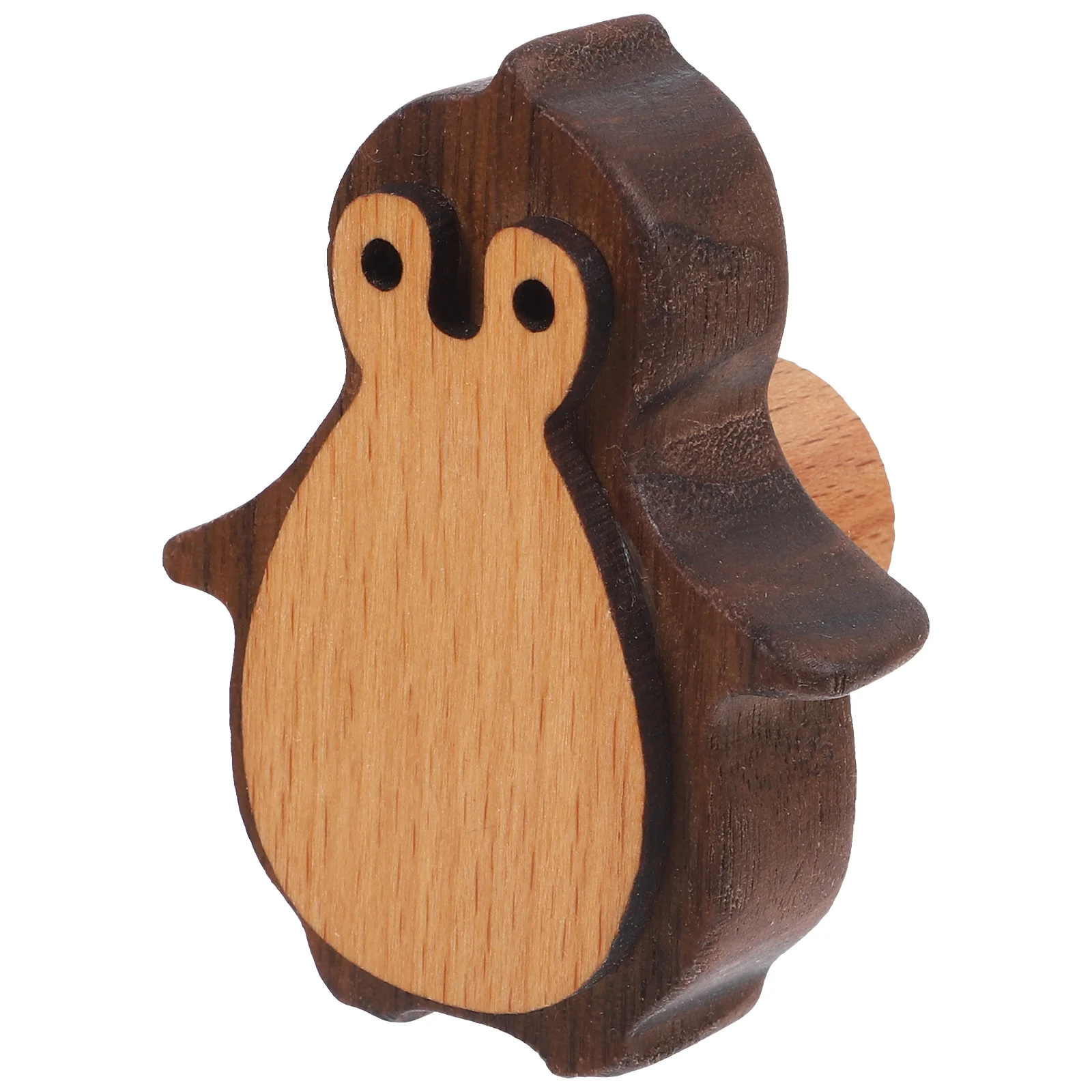 

1pc Penguin Pull Handle Nordic Style Wood Drawer Knobs For Dresser Cabinet Door Handle Replacement Furniture Accessory