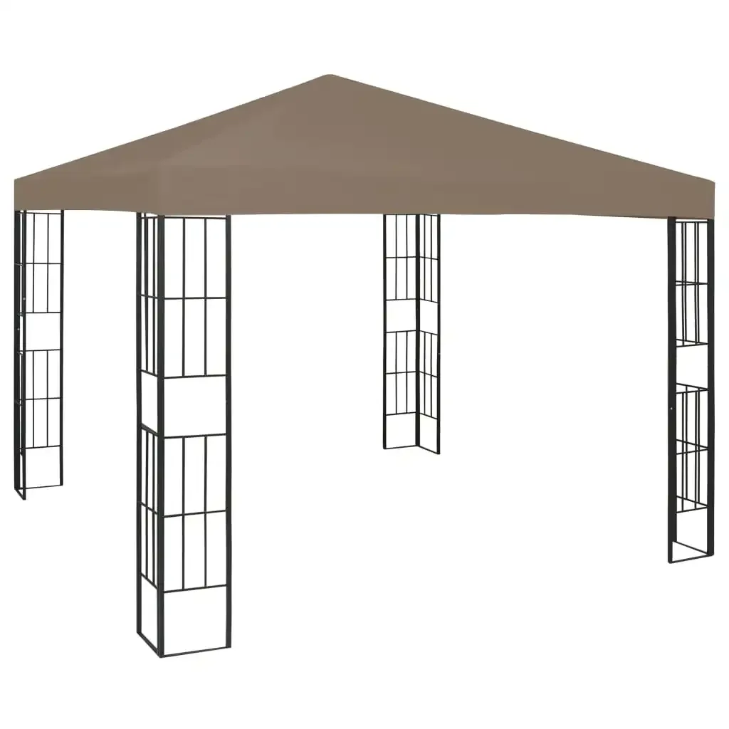 Vidaxl Gazebo 3X3 M Taupe Outdoor Products Sunshade And Rainproof Outdoor Decoration