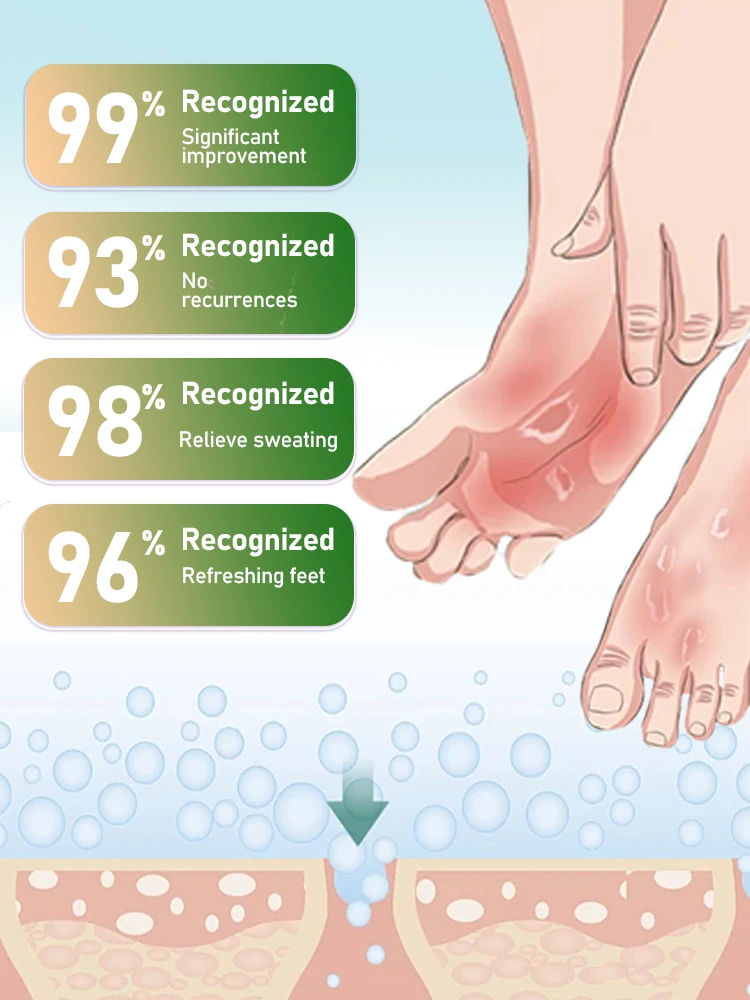 足の皮膚の不快感のための優しいケア