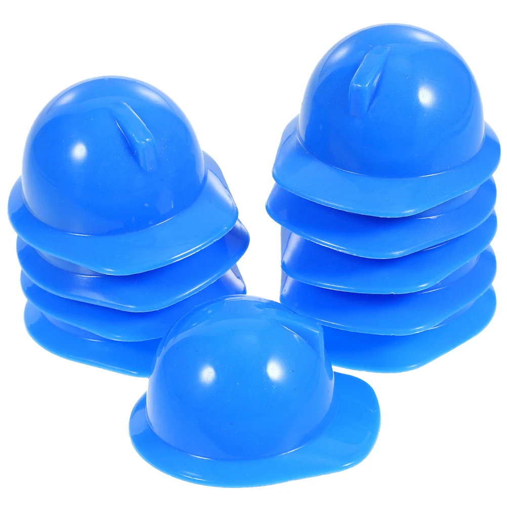 

30Pcs Mini Construction Hard Helmets Lightweight Plastic Safety Hats for Construction Party Decorations Role Play Worker Caps