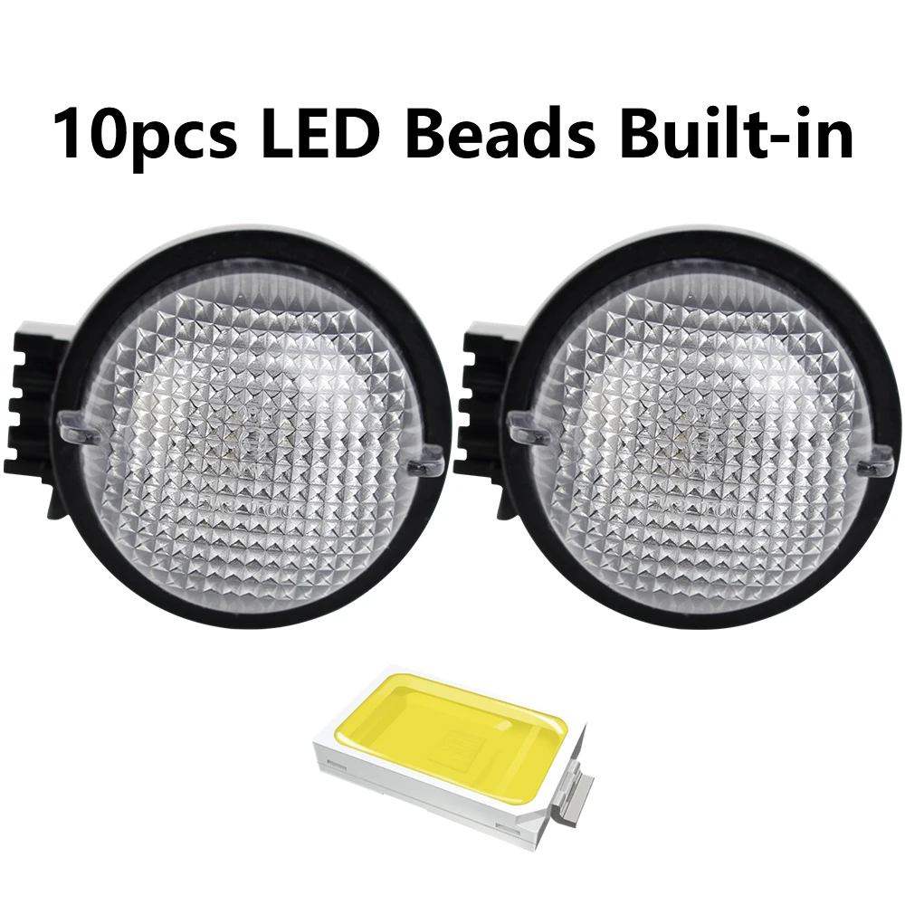 Car License Number Plate Lamps 2Pcs For Opel Agila 12V LED License Plate Light For Suzuki Wagon R Swift Jimmy Alto