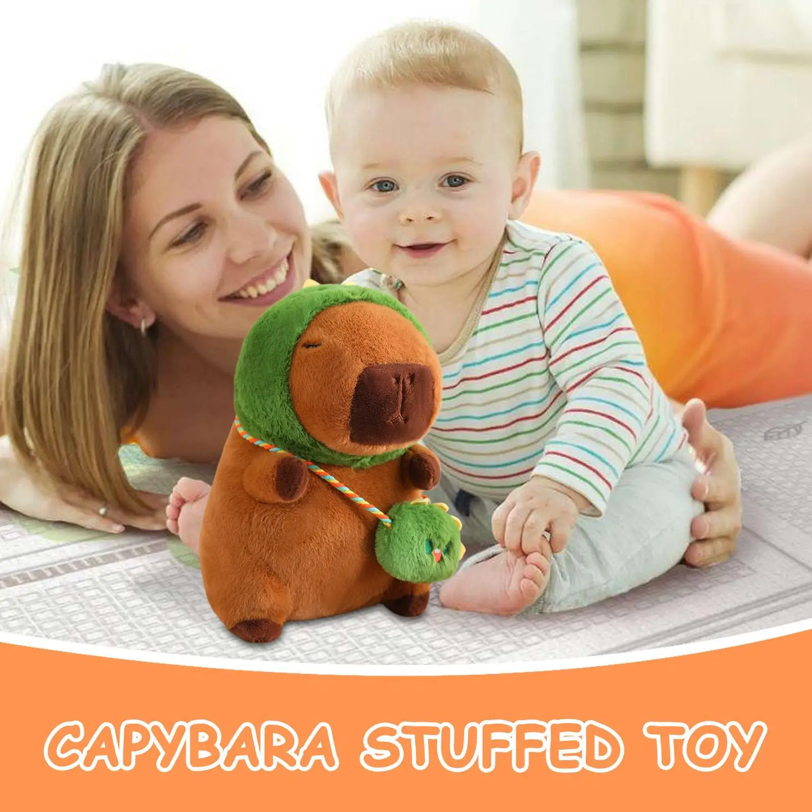 

Stuffed Animals For Kids Bedtime Companion Decorative Stuffed Animal Capybara Figure For Boys Girls Sisters Classmates Teens