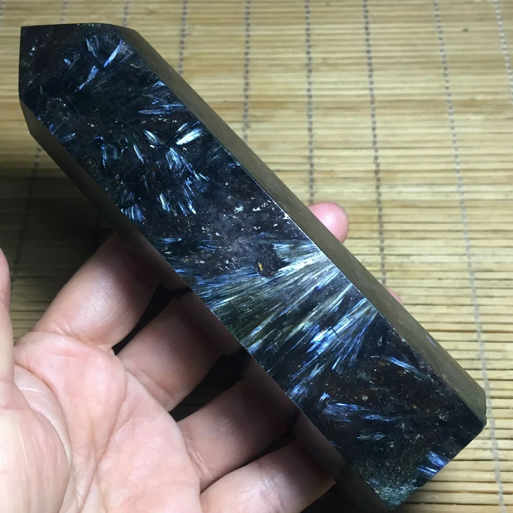 Natural astrophyllite Obelisk Crystal Wand Healing