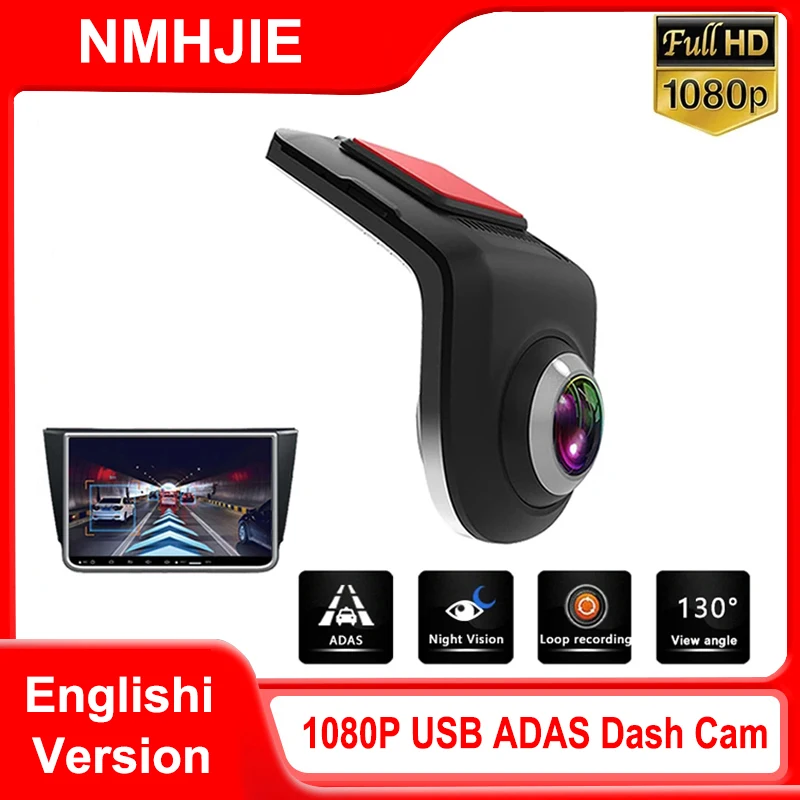 

Mini USB Dash Cam Full HD 1080P For Android Multimedia ADAS Car DVR Dashcam DVRs Auto Video Recorder Recorder Player DVD