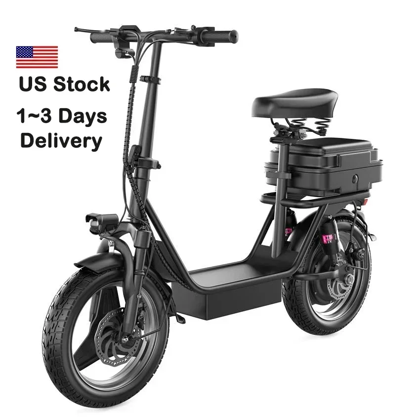 500w High-Speed Smart Scooter 48V 13Ah 30 Miles Long Range, 14-inch Pneumatic Tires Adult Electric Scooter