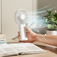 USB Mini Handheld Small Fan Charging Student Dormitory Couple Gift Portable Silent Long Battery Life Small Fan