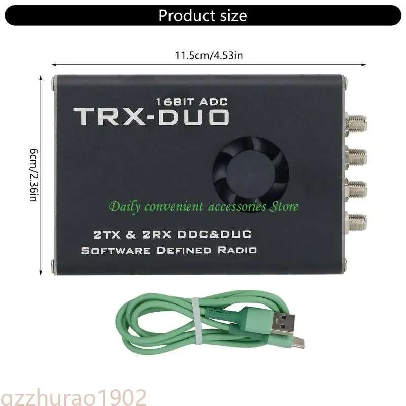 97QB TRXDUO 10KHz-60MHz SDRS-Empfänger SDRS Radio 16bit ADCS 2TX & 2RX DDCS & Duc Software Defined Radio