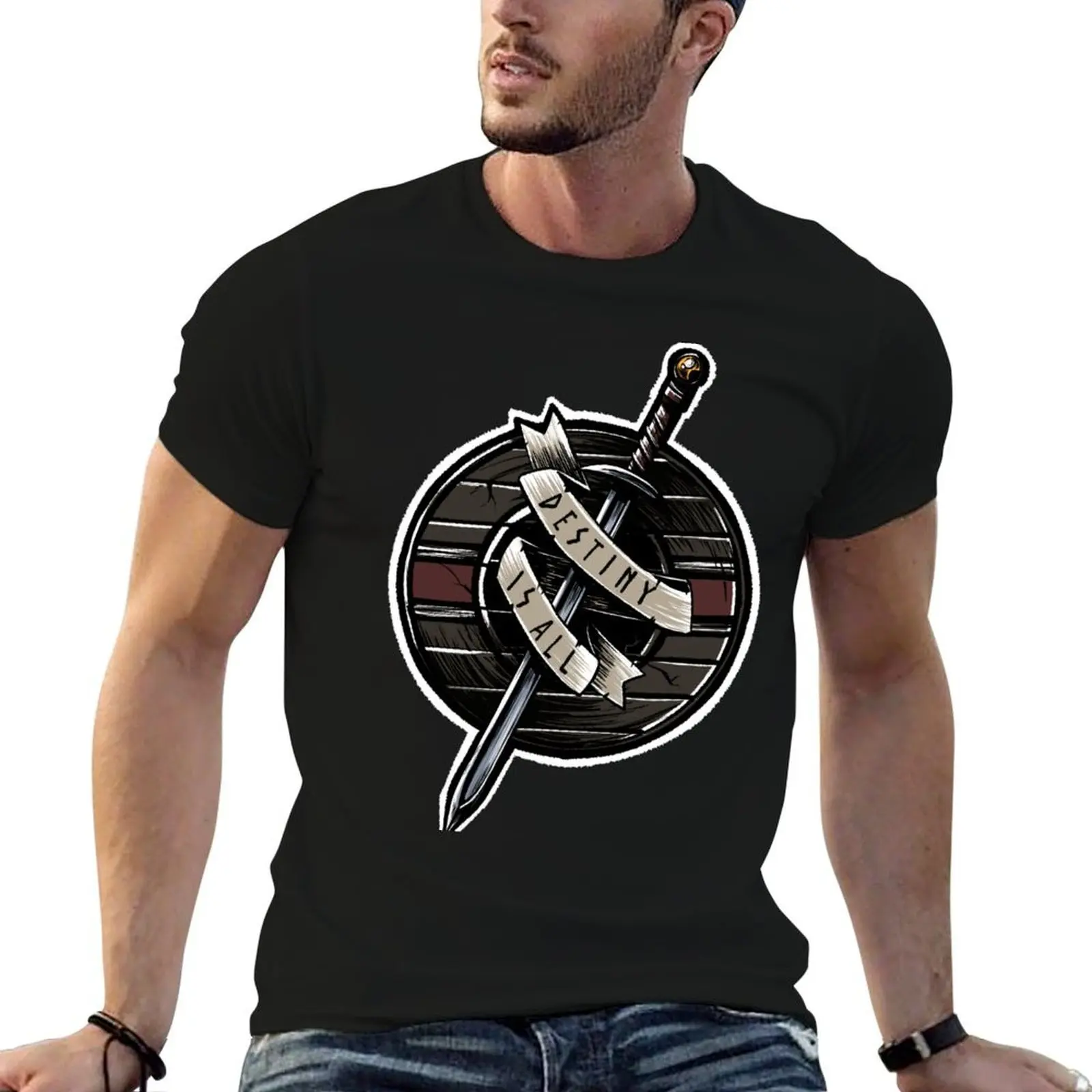 T-shirt Destiny imprimé style vintage
