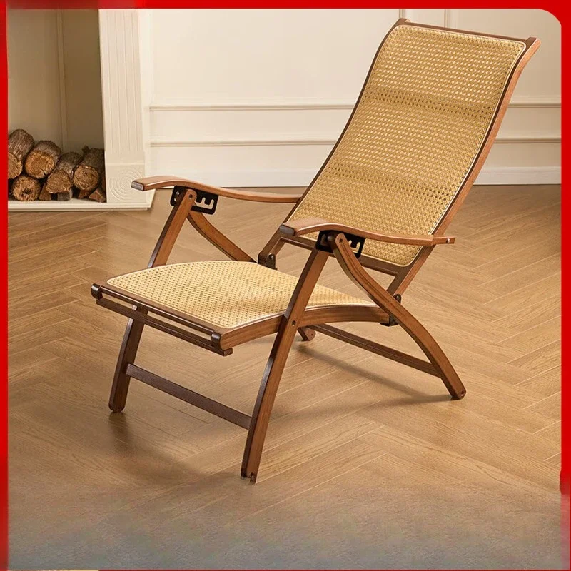 Foldable reclining chair, rocking chair, reclining living room lazy chair, outdoor chair
