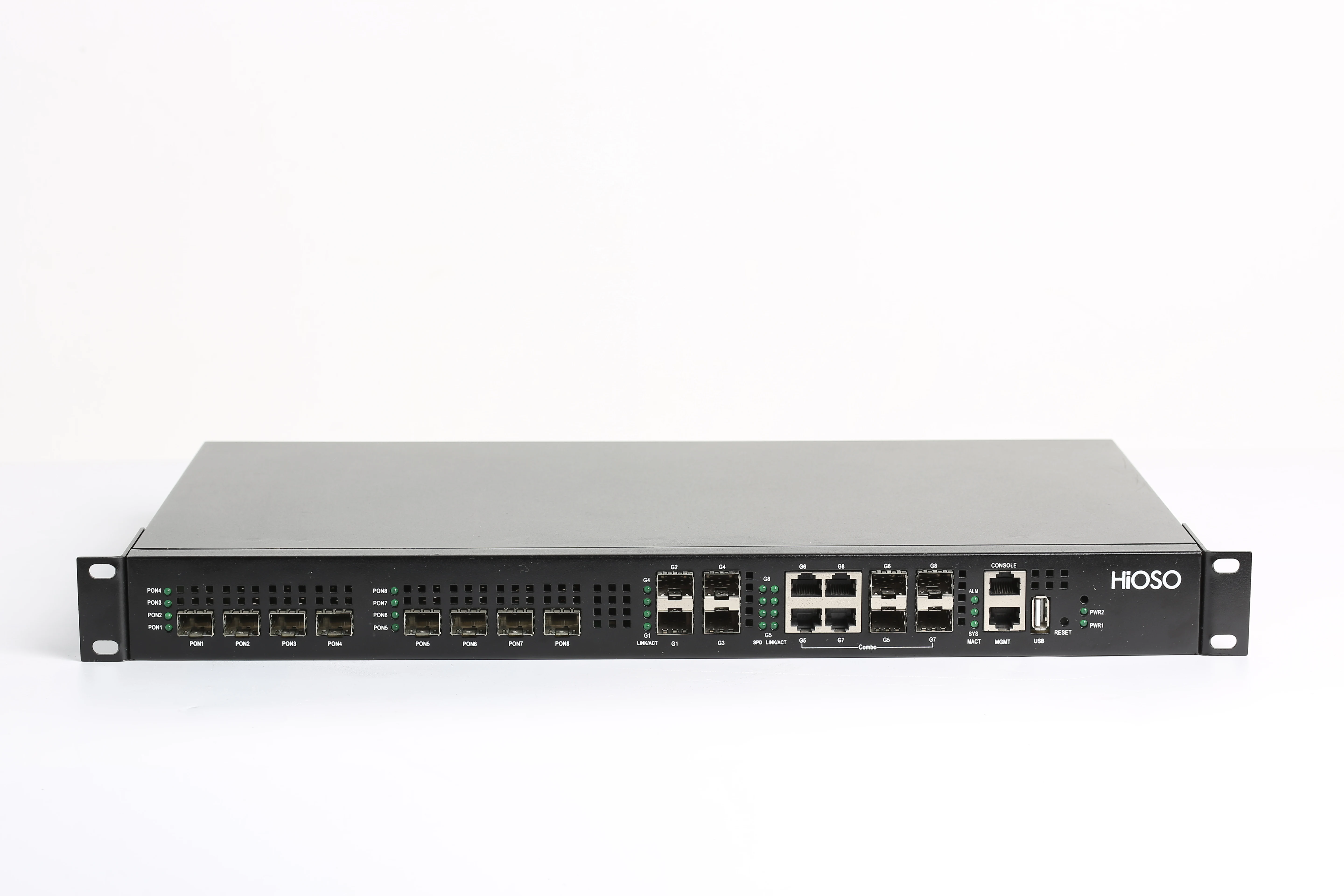 Equipamento de fibra óptica 8PON EPON OLT FTTx 8Ports Mini OLT FTTH mais vendido sem módulos Pon