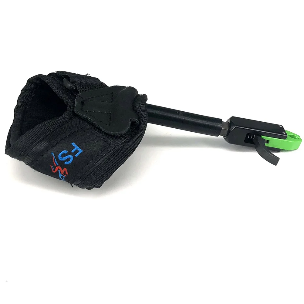 

360 Degree Swivel Caliper Release Aid Adjustable Wrist Strap Auto Closure for Adult Youth Compound Bow Hunting Archery Caliper
