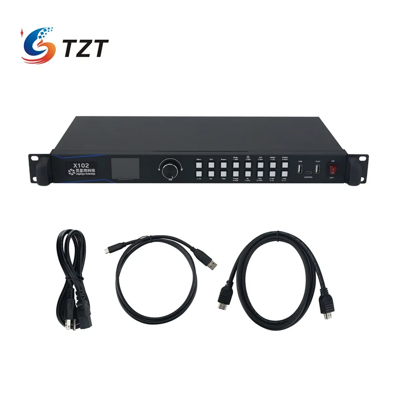 TZT X102 LED Screen Video Processor LED Video Processor Supports 1.3MP for Indoor & Outdoor LED Screens