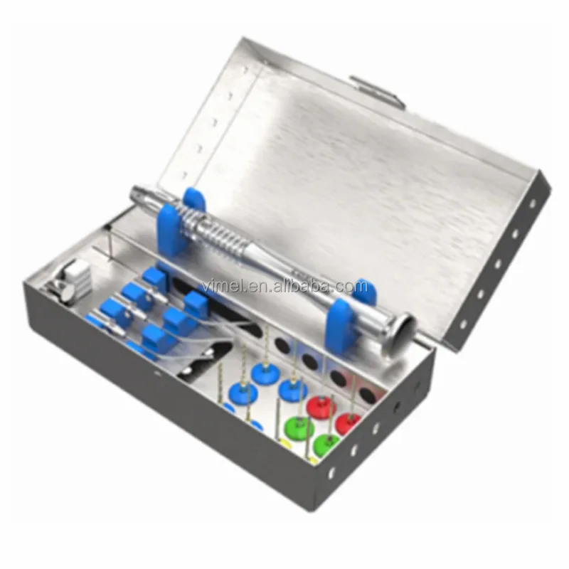 C-FR1 Dental Endo File Removal System Stainless Steel Box Set with 3 Tips Dental Equipment for Professional Use