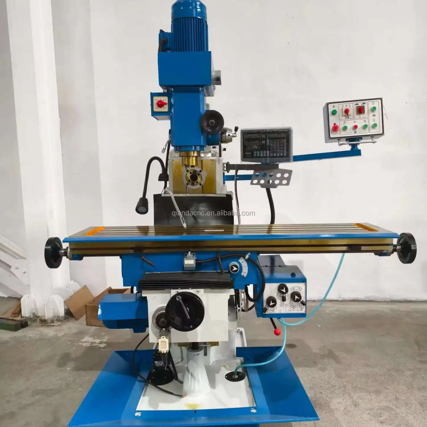 Zx6350c/Zx6350d مطاحن يدوية متعددة الوظائف شديدة التحمل عمودية Drilg & Horizontal Milg Hine Gear Drive