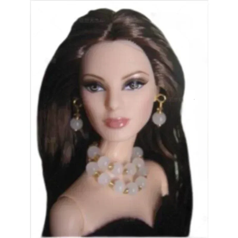 Handmade Fashion Jewelry Earring + Necklace Accessories For BB Fr 1:6 Dolls BBIEAR002