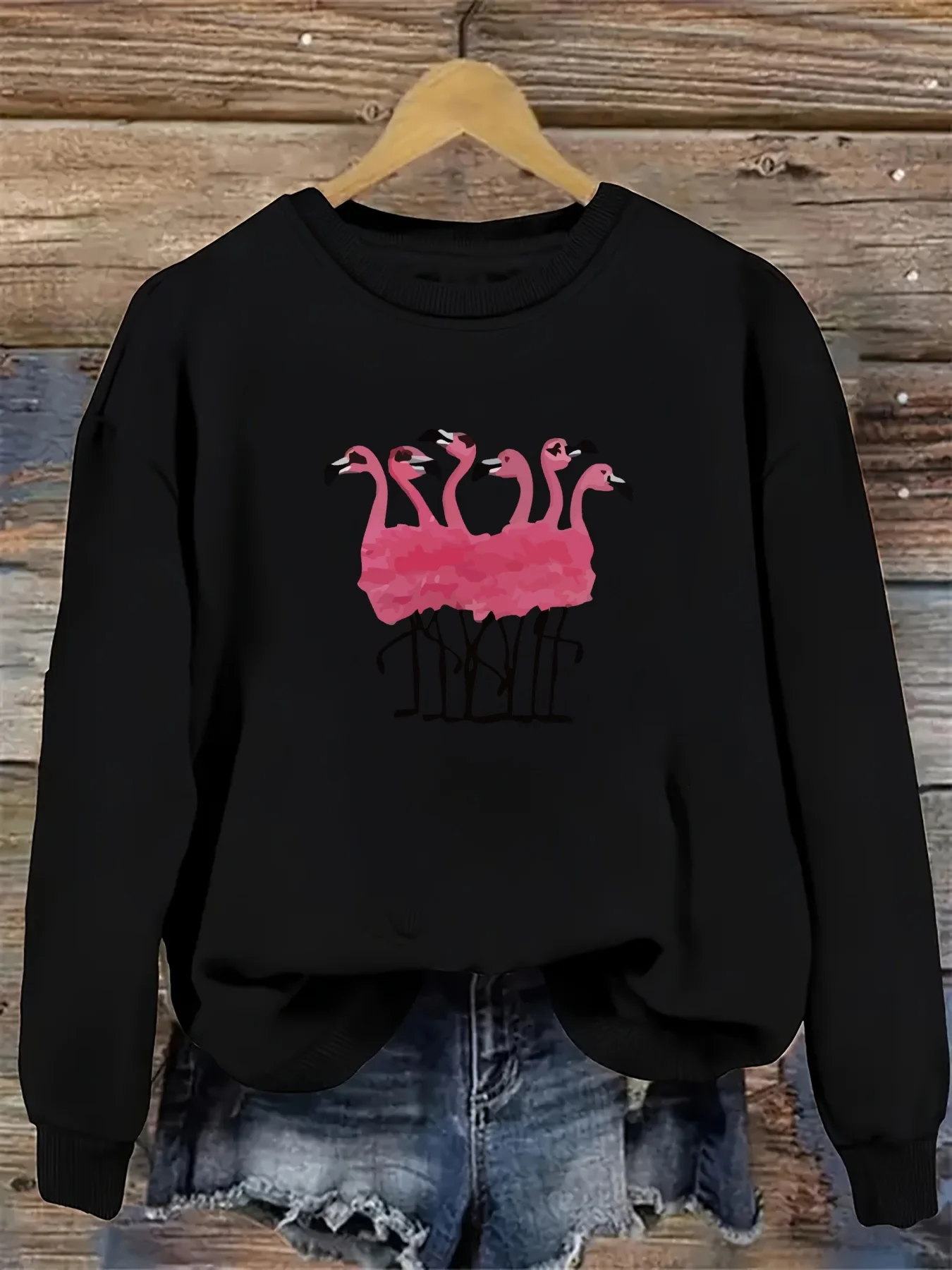 

Flame Bird Graphic Printing Autumn and Winter Cotton Men's and Women's Sweatshirts Outdoor Sports Leisure Fashion Trend